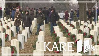 Wreaths Across America event at Fort Snelling