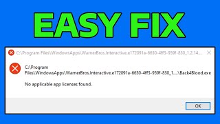 How To Fix No Applicable App Licenses Found For Xbox Game P