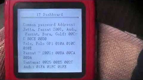 How to use X 100 read security code AUDI A6 C5