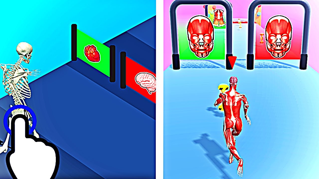 Run Human Figure Human Evolution Run - Human Evolution Body Run - All Levels iOS Android ...