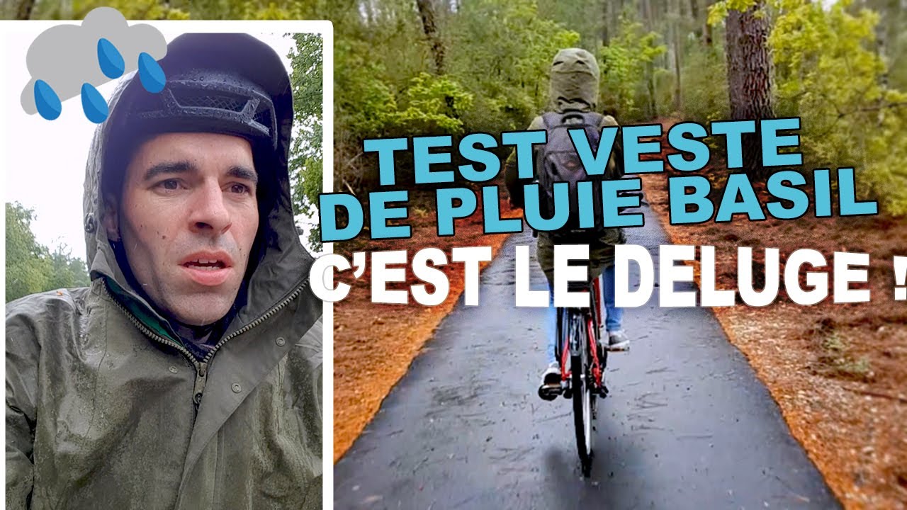 Parka Imperméable Basil Mosse Femme - Vêtement pluie vélo - Vélotafeur