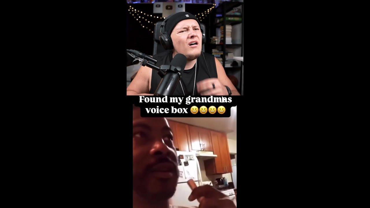 He found my Grandmas voice box 😳 #beatbox #tiktok