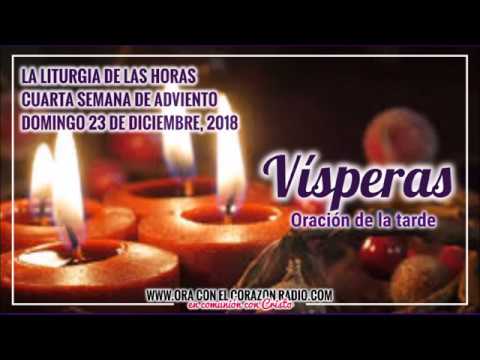 VISPERAS- ORACION DE LA TARDE – DOMINGO 23 DE DICIEMBRE, 2018 4ª SEMANA DE ADVIENTO agradecimiento frases