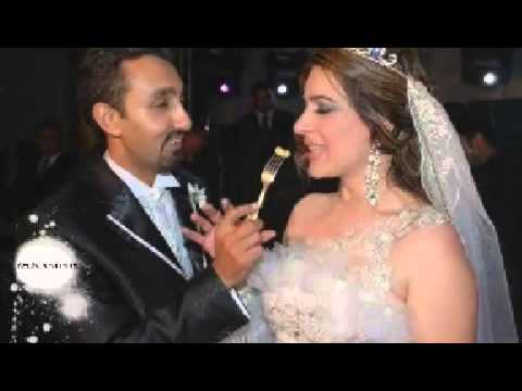 شاهد الزفاف الاسطورى للفنانة ميرنا وليد على الطيار محمود الدجوى بحضور تامر حسنى1
