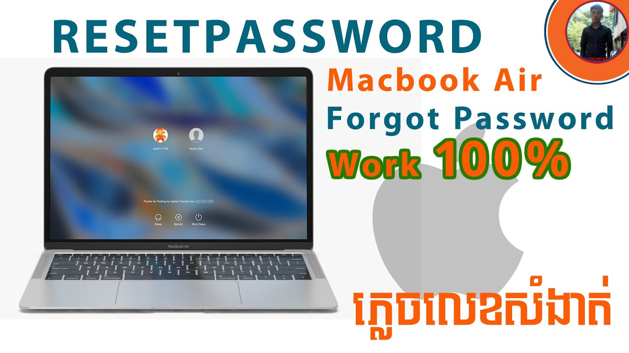 Reset Password Macbook Air Easy Step By Step.| Forgot Password Login User Macbook Air. | Work 100%