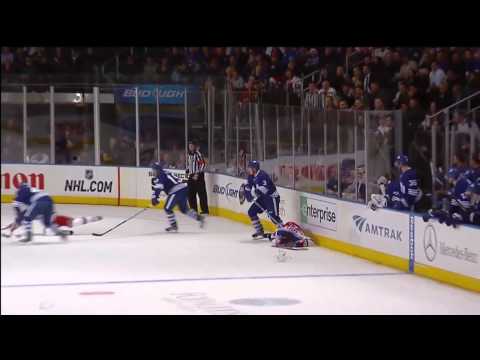 Dion Phaneuf's MASSIVE Hit on Mike Sauer - Dec 5th...