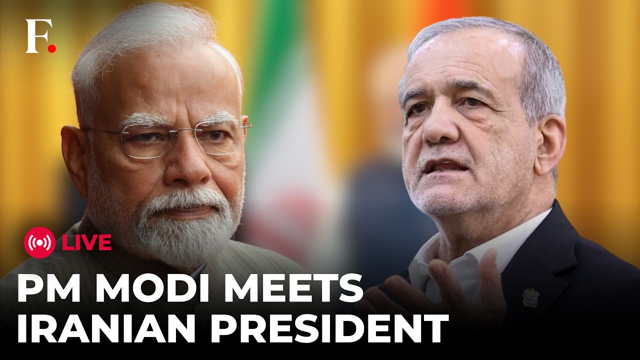 LIVE: PM Modi Meets Iran's President Pezeshkian at Shanghai Cooperation Organisation Summit | SCO thumbnail
