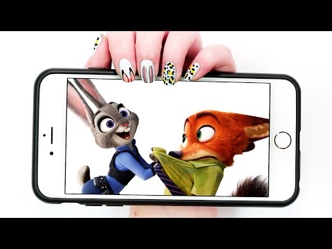映画 ズートピア にハマった乙女必見 ジュディとニックがチラ見えしてるネイルアートのチュートリアル動画 Pouch ポーチ