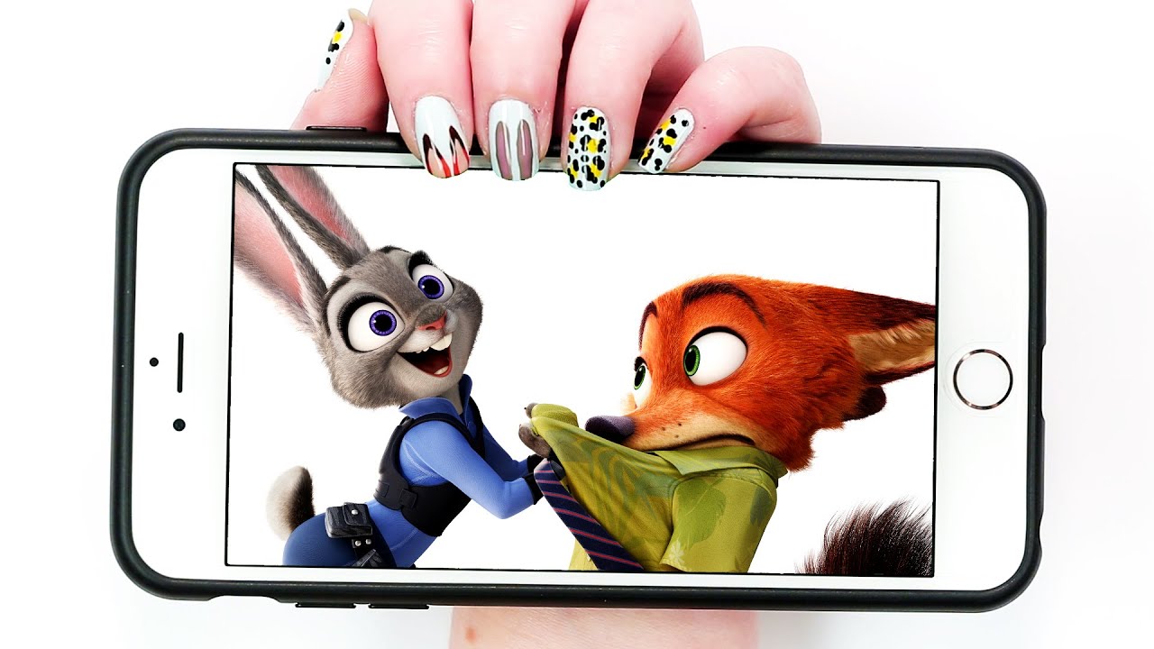 映画 ズートピア にハマった乙女必見 ジュディとニックがチラ見えしてるネイルアートのチュートリアル動画 Pouch ポーチ