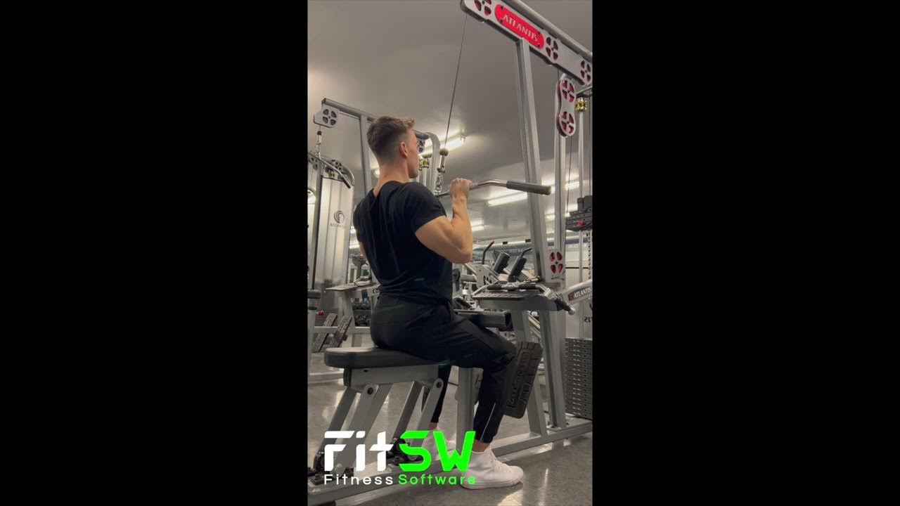 Overhand CloseGrip Lat Pulldown Exercise Demo Howto YouTube