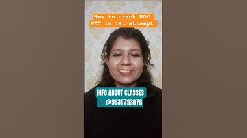 Hoe kraak je UGC NET in je eerste poging? #UGCNET #ExamTips #StudySmart #Success