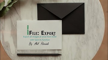 Export All Images At Once From Excel With Save As Function
