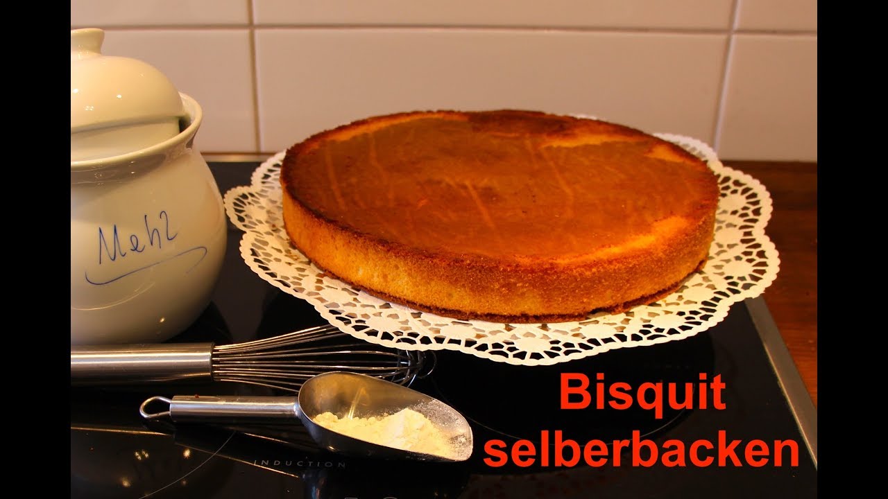 Bisquit-Boden selber backen / Wiener Boden / Wiener Masse - YouTube