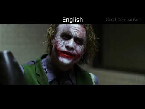 Jokerin 13 farklı dilde konuşması