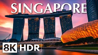 Singapore 8K Ultra HD HDR 240fps  Drone Video / 8K TV Video