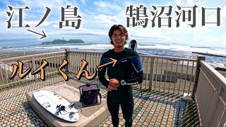 【人生で1番パドルした日】激ハードな海の中、あの男が帰ってきました。