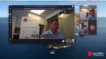 Recording notifications in MS Teams with GuardREC