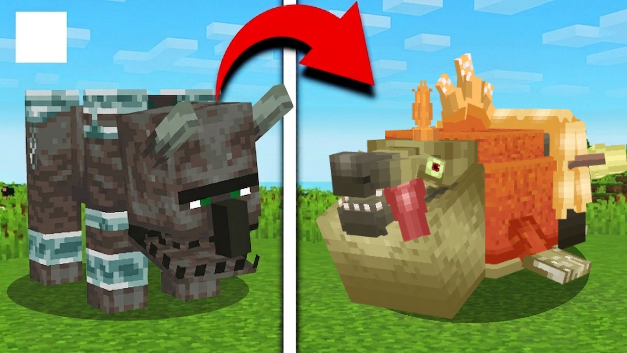 【マイクラ】モブをスプラトゥーンレイダースに作り直すマインクラフト