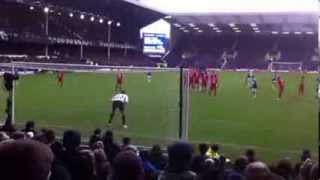 Romelu  Lukaku equaliser v liverpool