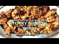 Sticky Chicken Wings Ninja Foodi Grill Cheekyricho Cooking Youtube Video Recipe ep.1,458