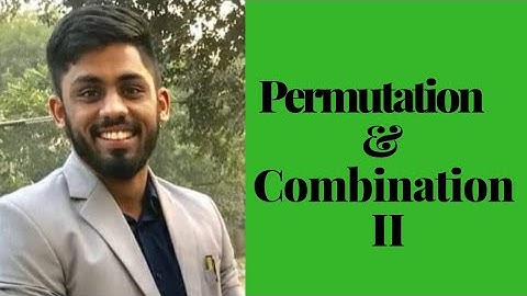 TCS Quant Paper( Permutation and combination II)