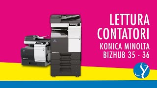 Lettura dei Contatori su Konica Minolta Bizhub 35 - 36 / Video Tutorial screenshot 5