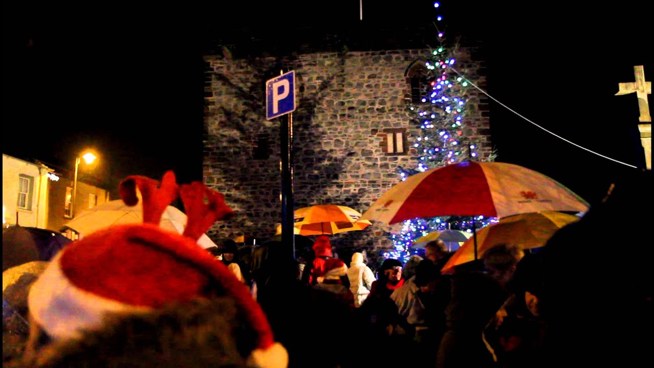 Dalton Town Band close the Christmas Eve festivities at Dalton Castle