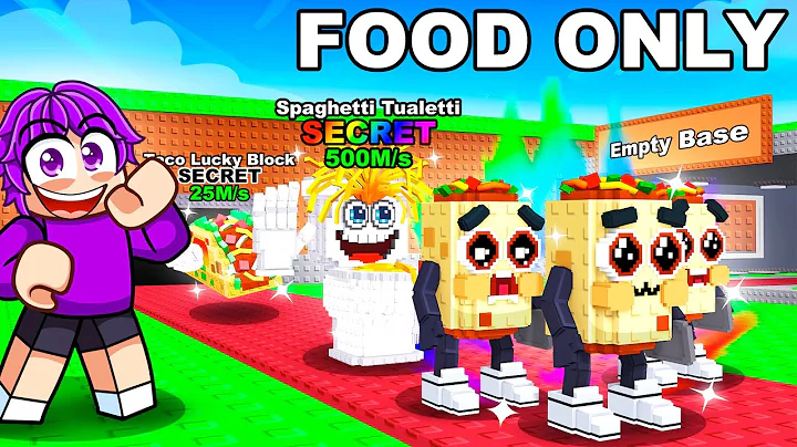 $0 to $1 TRILLION with FOOD ONLY Brainrots