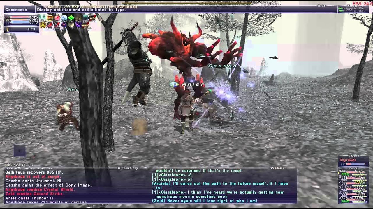 FFXI Angrboda RDM Solo(With Trusts) - YouTube