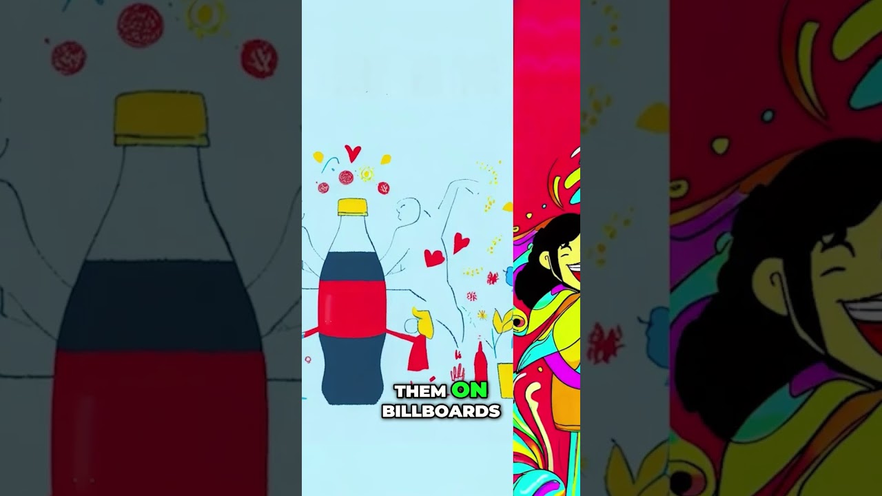 Tarjeta navideña generada con inteligencia artificial en la campaña Create Real Magic de Coca-Cola