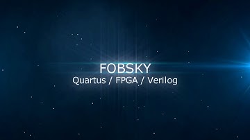 Выпуск 1. Почти пустой проект на FPGA Cyclone IV EP4CE6E22C8N