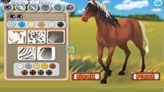 Horse Dress Up 2 - Free mobile Horse Game Tutorial for funny little ladies screenshot 1