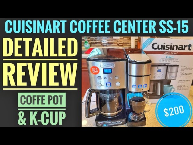 Cuisinart Coffee Center 2-in-1 Coffeemaker Review and Demo