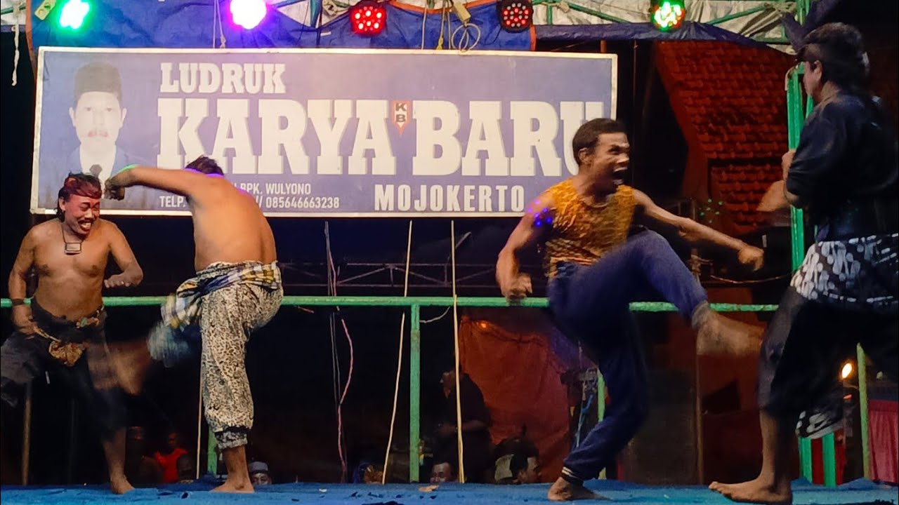 Pusaka kyai jantung lelono Ludruk Karya baru live Ds Tambakrejo Ngoro Mojokerto.