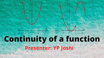 Continuity of a function-Part 1