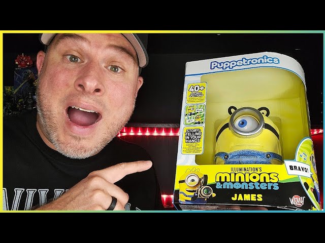 Minions & Monsters Movie Palm Puppetronics Toy Unboxing - YouTube
