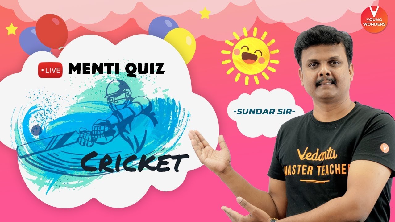Cricket Quiz Vedantu Cricket Quiz 21DaysLearningChallenge Class