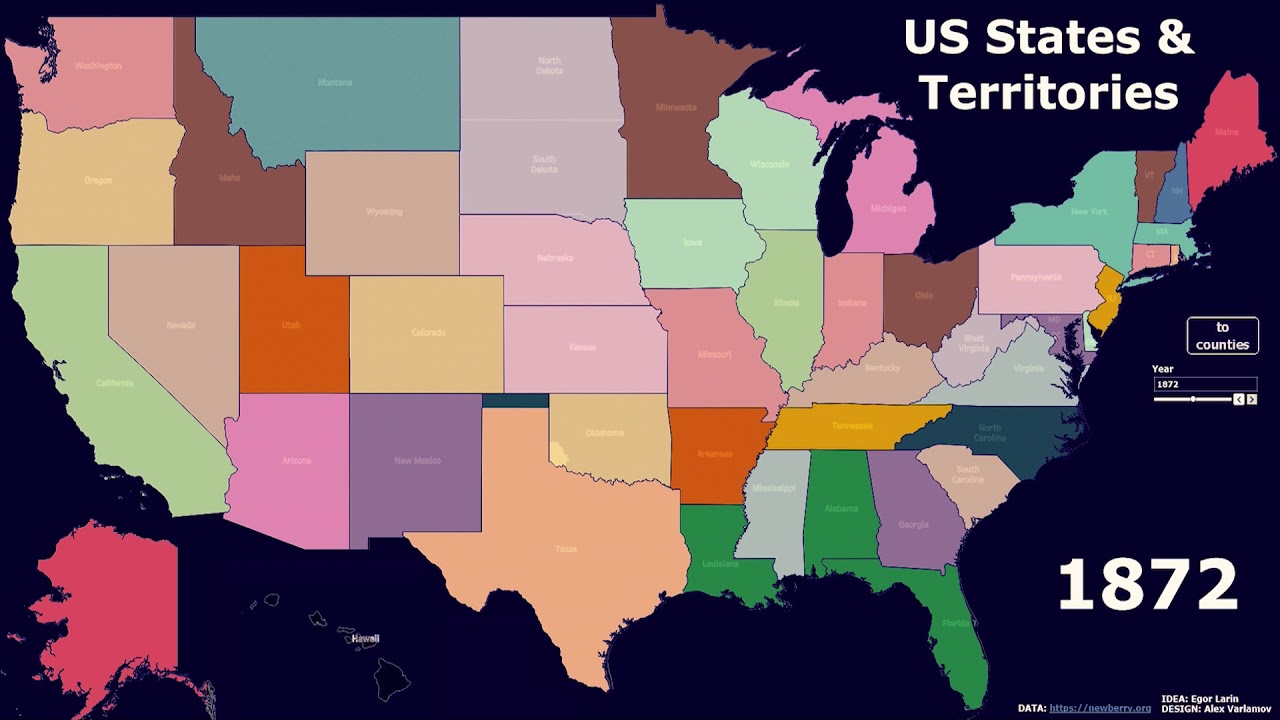 U.S. historical states YouTube