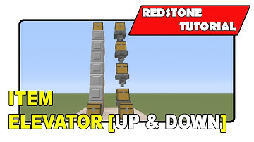 Item Elevators [Up And Down] "Redstone Tutorial" (Minecraft Xbox/PlayStation/PS Vita)
