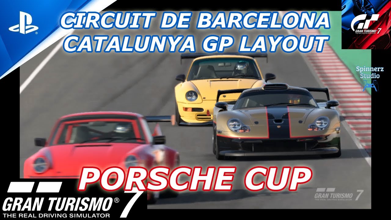 Gran Turismo 7 Porsche Cup | Circuit de Barcelona-Catalunya GP Layout (Hard) | 911 GT1