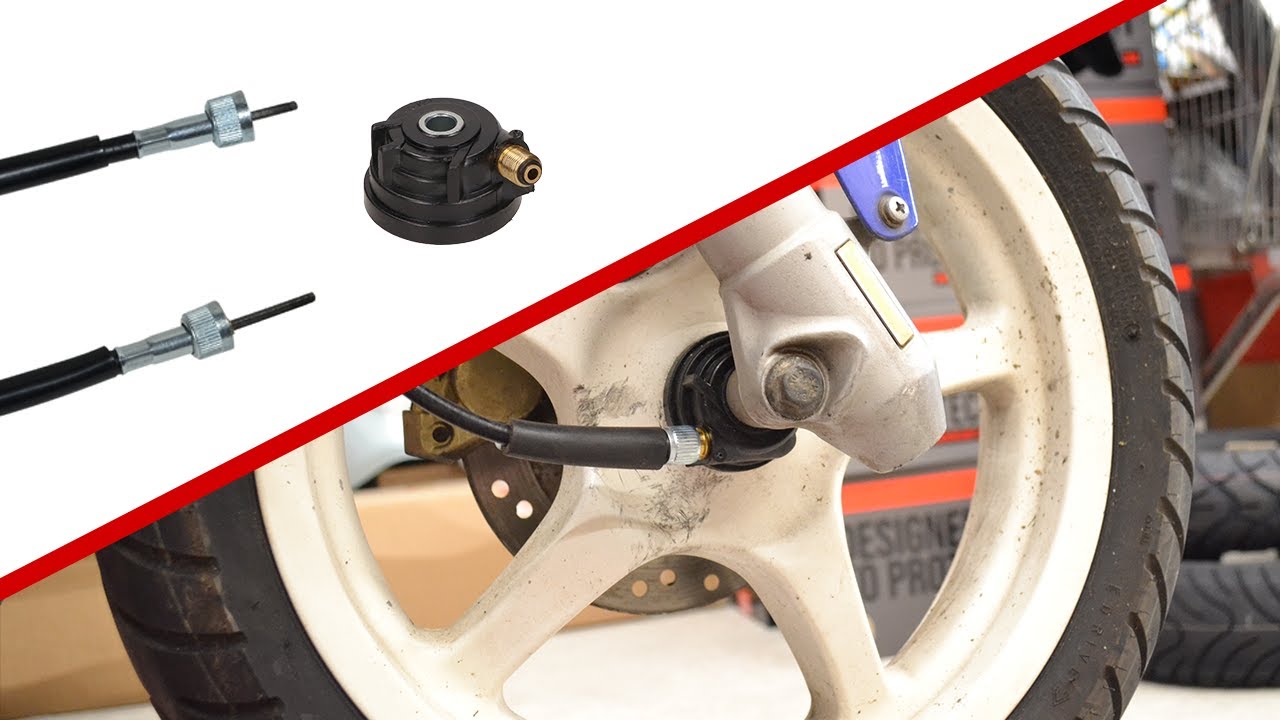 kilometertellerkabel + kilometertelleraandrijving vervangen | Yamaha Aerox