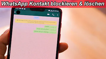 Was passiert wenn man einen Kontakt bei WhatsApp löscht?