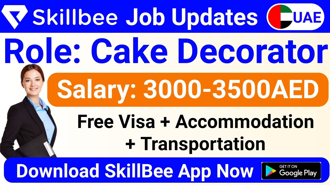 JOB IN UAE / Role Cake Decorator / Company Arlequin Catering / Salay