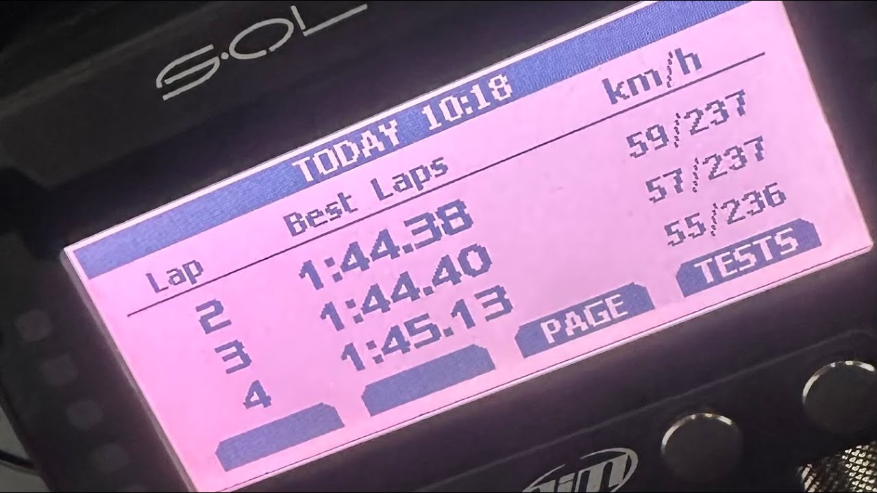 인제스피디움 1분44초 2랩 BMW F87 M2 (241227)