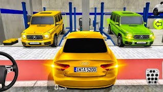 New Golden Audi & Mercedes For Upgrade in Auto Repair Shop & Parking - 3d Driving Class Android Game screenshot 2