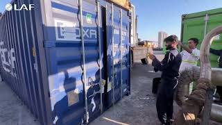 LAF Bitumen Flexitank in Action – On-Site Operations Recorded