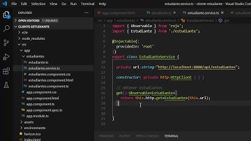 Consumir API REST Spring Boot con Angular - Crear el modelo y la clase de servicio # 3