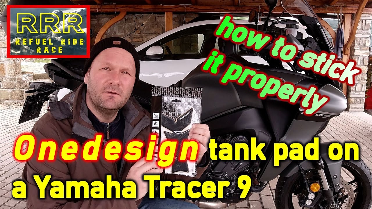 Onedesign tank pad on a Yamaha Tracer 9: how it fits?