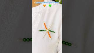 Safetypin brooch |#15august #diy #shorts #youtubeshorts