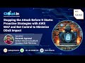 Stopping Attacks Early: Using AWS WAF &amp; Bot Control to Reduce DDoS Impact and Stay Secure